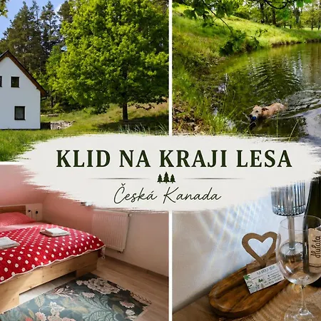 Klid Na Kraji Lesa - Celý Dům, česká Kanada Nová Bystřice